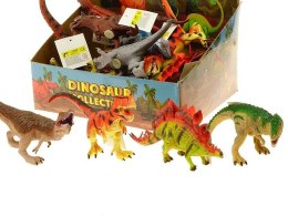 Figurka dinozaur kolorowe różne wzory gumowy duży