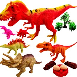 Zestaw dinozaury dinozaur figurki t-rex duże 14szt