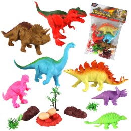 Zestaw dinozaury dinozaur figurki t-rex duże 15szt