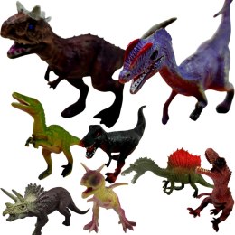 zestaw dinozaury dinozaur figurki t-rex duże 8 szt