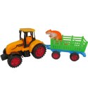 Traktor z przyczepą