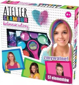 Atelier glamour kolorowe włosy