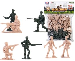 Zestaw wojskowy militarny żołnierzyki figurki broń
