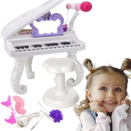 Fortepian pianino dla dzieci organy mikrofon