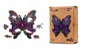 puzzle drewniane układanka motyl kolorowy wzory