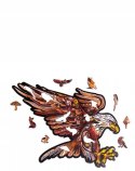 Puzzle drewniane układanka ptak orzeł karpacki