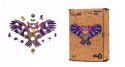 Puzzle drewniane układanka sowa magiczna kolorowa