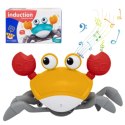 Pełzający uciekający krab interaktywny dźwięk muzyka gra czujnik