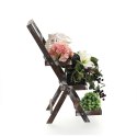 Stojak drewniany na kwiaty 28×17×68cm