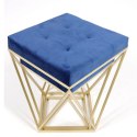 Siedzisko  pufa krzesło taboret java s/2 niebieski/zł h=38,5/45cm