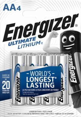 Bateria litowa ultimate energizer lithium lr06/4sz