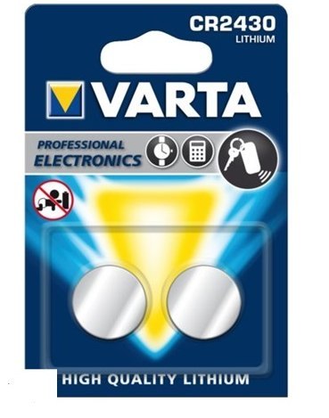 bateria varta guzikowa litowa 3v cr2430 290mah x2