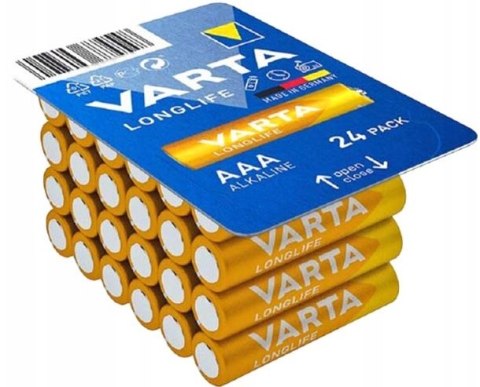 baterie alkaliczne varta longlife lr3 box24 aaa