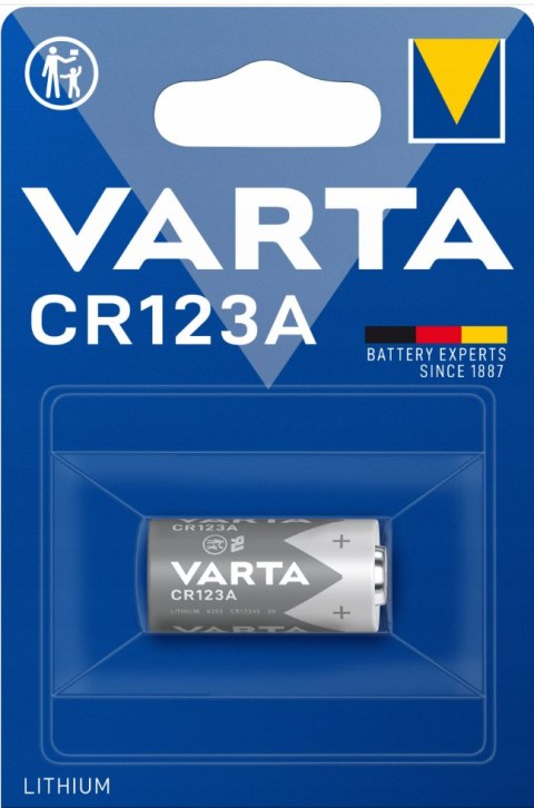 Baterie litowe varta cr123 foto 1480 mah 3v