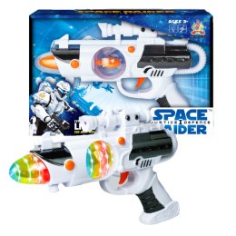  pistolet kosmiczny na baterię dla dzieci świeci dźwięki światło
