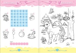 Książeczka książka dla dzieci aktywizująca słodkie kucyki dla dzieci