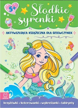 Książeczka książka dla dzieci aktywizująca słodkie syrenki dla dzieci