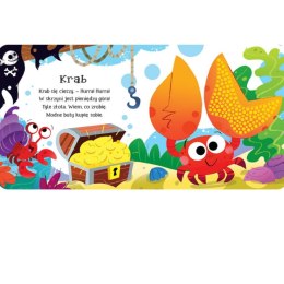 Książeczka książka dla dzieci sensoryczna podwodny świat dotknij