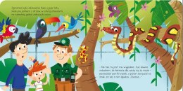 Książeczka książka dla dzieci z dźwiękiem niezwykły dzień w zoo