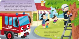 Książeczka książka dla dzieci z modułem dźwiękowym wóz strażacki