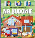 Książeczka książka dla dzieci z okienkami dla dzieci - na budowie