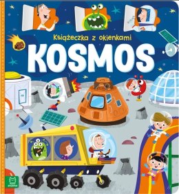 Książeczka książka dla dzieci z okienkami dla maluchów - kosmos nauka