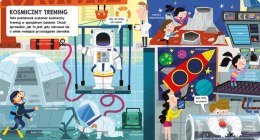 Książeczka książka dla dzieci z okienkami dla maluchów - kosmos nauka
