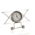 Metalowy zegar samolot 38x9,5x23,5cm