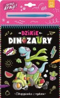 zdrapywanka notes z rysikiem dzikie dinozaury