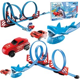  tor wyścigowy rekin  zabawek dla dzieci autka pętle zjeżdzalnia