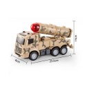 Ciężarówka pojazd wojskowy zdalnie sterowany wyrzutnia rakietowa dźwięk 