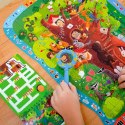 Gra edukacyjna puzzle detektyw leśna przygoda zwierzęta lupa roter 