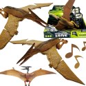 Interaktywny dinozaur pterodaktyl  figurka ryczy skrzydła świecące oczy