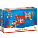 puzzle 3w1 psi patrol paw patrol trzy układanki w jednym dla