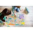 puzzle mapa świata 100 elementów dla małych odkrywców układanka dla dzieci