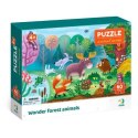 Puzzle niesamowite zwierzęta leśne, 60 el. 300375