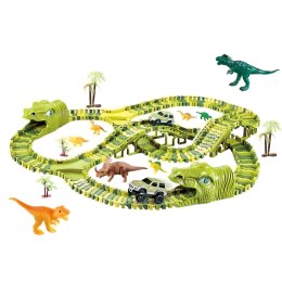 Tor wyścigowy dinozaur xxl dino park tor przeszkód dinozaury 