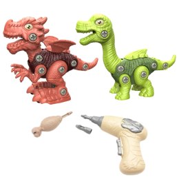  dinozaurów do skręcania z wkrętarką i śrubokrętem dinozaur układanka