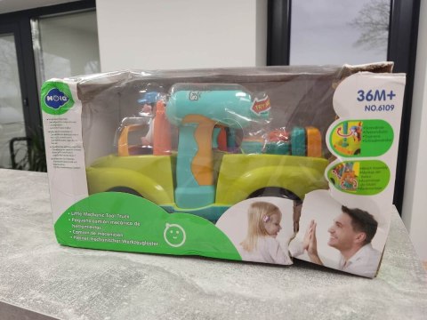 Auto Do Rozkręcania i Skręcania + Narzędzia, Jeździ, Świeci, Gra Melodie Wkrętarka Przecena 1