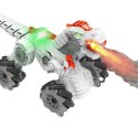 Dinozaur smok robot zdalnie sterowany światło dżwięk chodzi dym ryczy