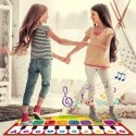 Mata muzyczna kolorowa taneczna interaktywna instrumenty dźwięk dla dzieci