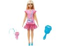 Lalka My First Barbie Moja Pierwsza ruchome kończyny + kotek HLL19 ZA5081