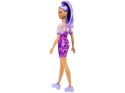 Lalka modowa Barbie Fashionistas nr178 HBV12 fioletowa stylizacja ZA5099