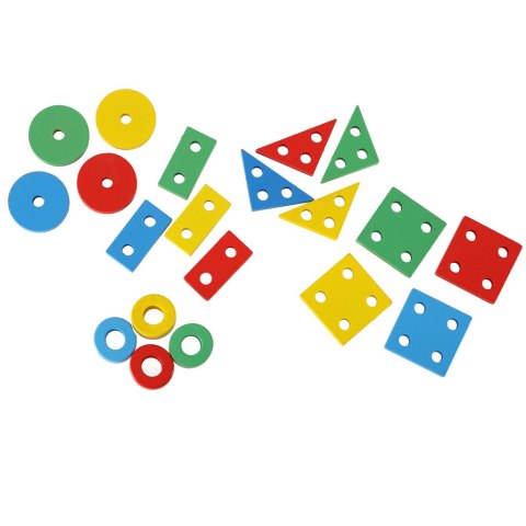 Sorter drewniany układanka zręcznościowa pociąg lokomotywa +wagony