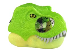 Zielona Maska Dinozaura Regulowana Opaska Światła Dźwięki