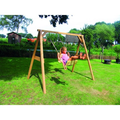 Axi Plac Zabaw Drewniany Huśtawka Deska 2 Siedziska