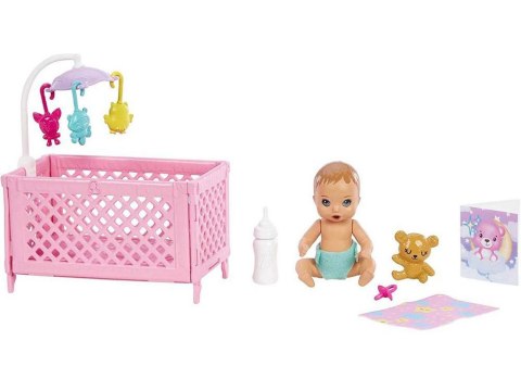 Lalka Barbie Skipper Babysitters opiekunka + bobas akcesoria ZA5095