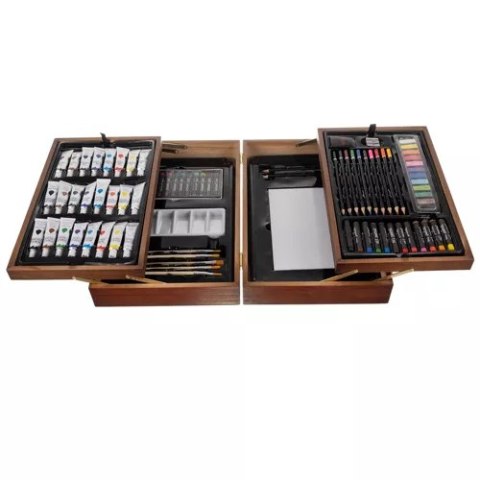 Zestaw do malowania w walizce- 85szt. Maaleo 21633