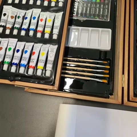 Zestaw do malowania w walizce- 85szt. Maaleo 21633