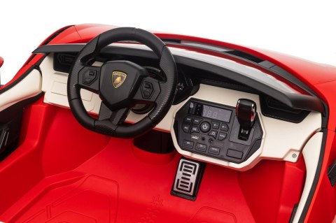 4x100W 24V Dwuosobowy Auto na akumulator Lamborghini SIAN Czerwony 4x100W 24V Dwuosobowy Auto na akumulator Lamborghini SIAN Czerwony